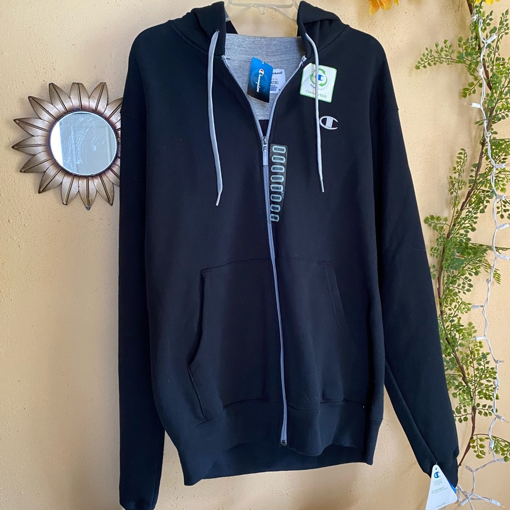 NWT men’s champion zip hoodie
